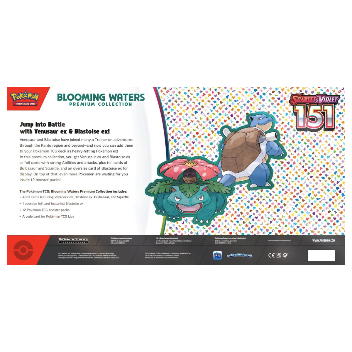 Pokémon TCG: 151: Blooming Waters Premium Collection